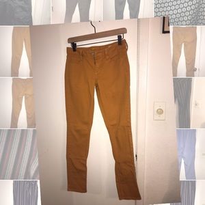 ARIZONA JEAN CO MUSTARD PANTS